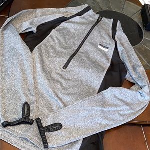 Vs pink long sleeve yoga workout pull over